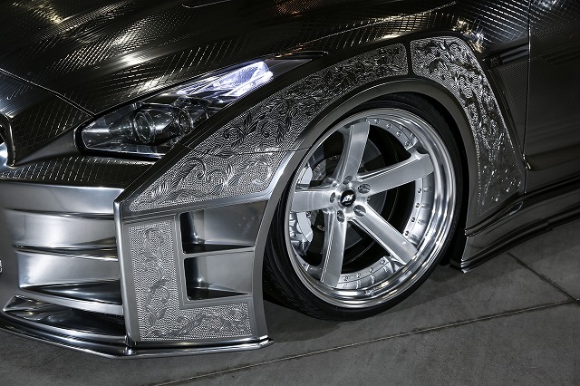 KUHLJAPAN　PROJECT 2015Ver　R35GT-R　3D　ULTIMATE　ENGRAVING　METAL